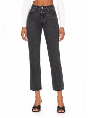 Lovers And Friends Reece High Rise Slim Straight Black‎